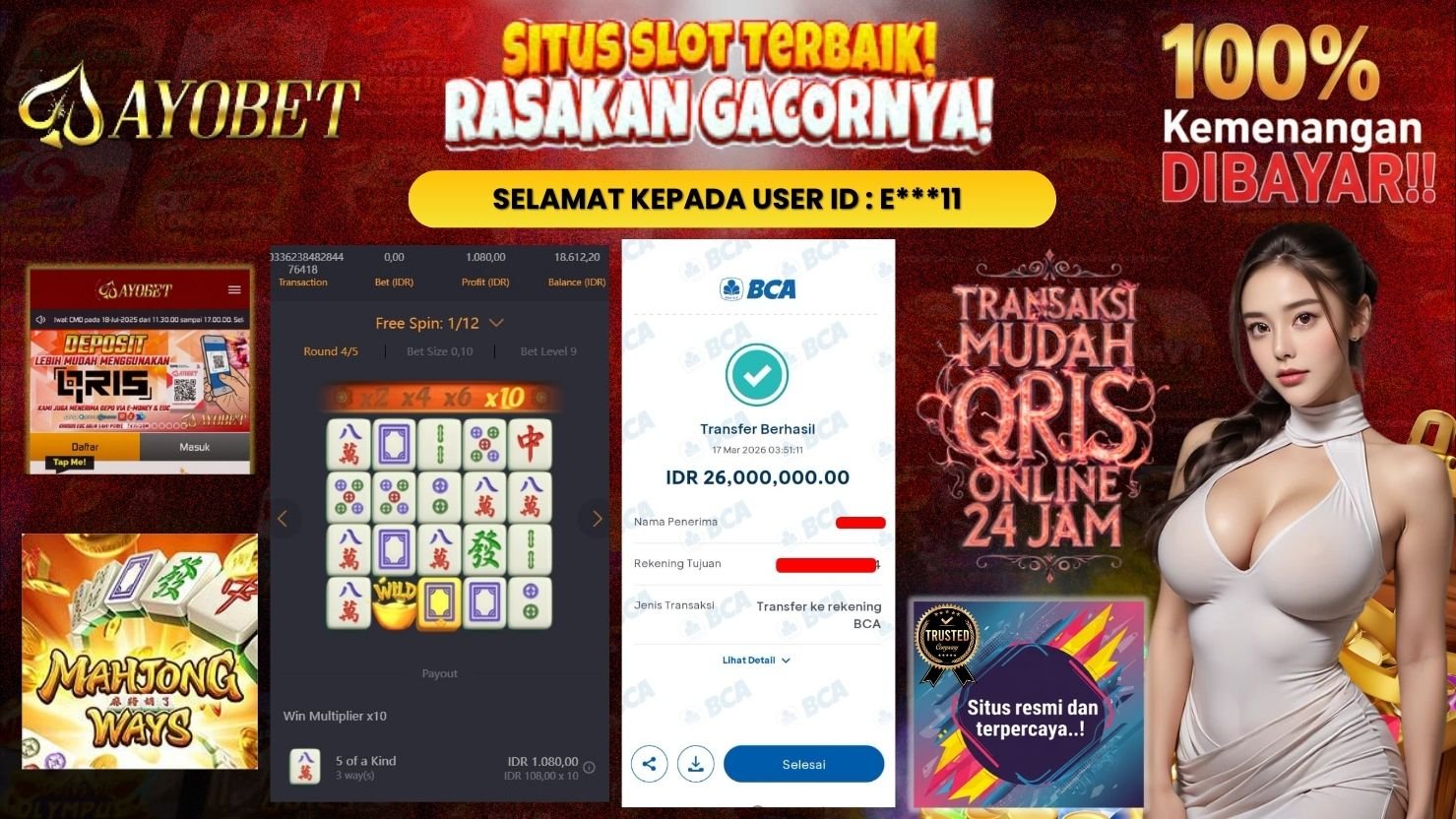 AYOBET JACKPOT SLOT MAHJONG WAYS